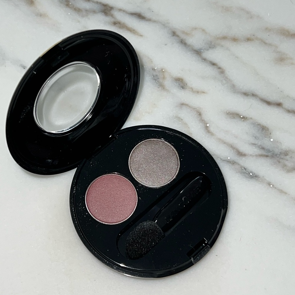 Lancome Mini Eyeshadow Duo Palette - Rose Quartz / Volcano